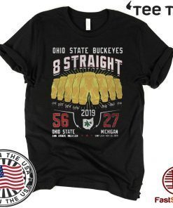 Ohio State Buckeyes 8 Straight 2019 Offcial T-Shirt