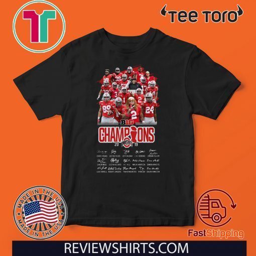 Ohio State Buckeyes Players Big Champions 2019 signatures Classic T-Shirt