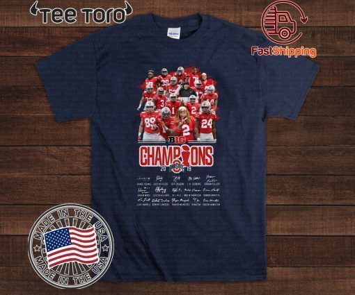 Ohio State Buckeyes Players Big Champions 2019 signatures Classic T-Shirt