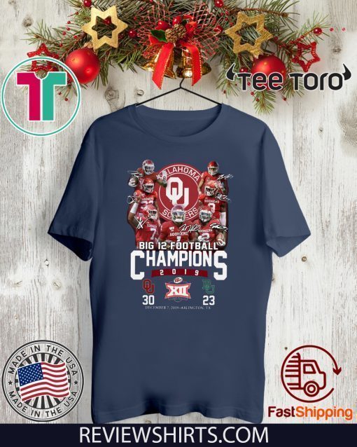 Original Oklahoma Boomer Sooner Baylor University December 7 2019 T Shirt