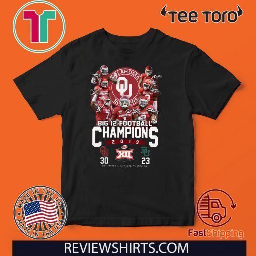 Original Oklahoma Boomer Sooner Baylor University December 7 2019 T Shirt