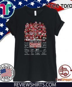 Oklahoma Boomer Sooner players 2019 big 12 champions 2020 T-Shirt