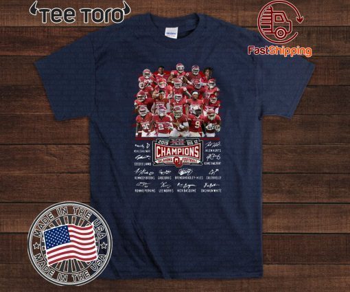 Oklahoma Boomer Sooner players 2019 big 12 champions 2020 T-Shirt