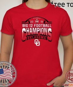 Oklahoma Sooners 2019 Big 12 Football Champions 2020 T-Shirt