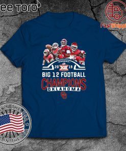 Oklahoma Sooners signatures Big 12 Football Champions 2019 Tee Shirt