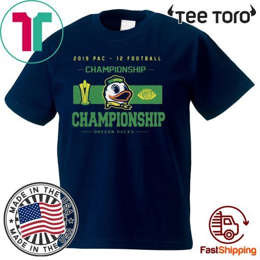 Oregon Ducks Top Of The World 2019 Pac-12 Football Champions 2020 T-Shirt