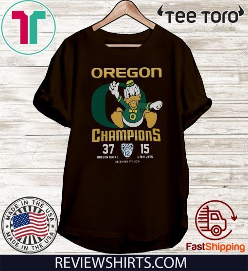 Offcial Oregon Ducks football Champions T-Shirt