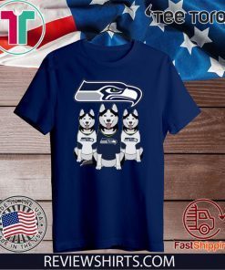 Husky Seattle Seahawks And Dog Lovers Offcial T-Shirt