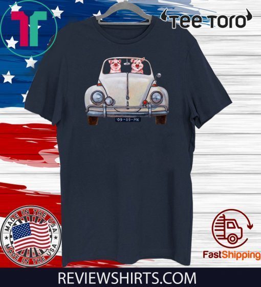 Pigs Driving Volkswagen Classic T-Shirt