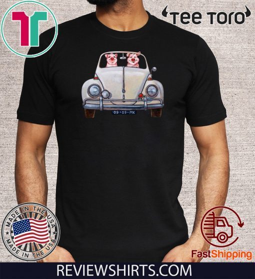 Pigs Driving Volkswagen Classic T-Shirt