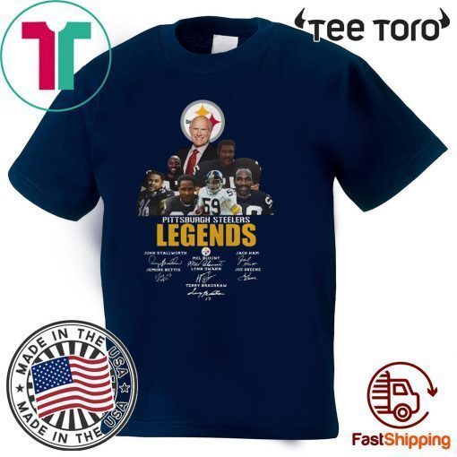 Pittsburgh Steelers Legends Signature 2019 T-Shirt