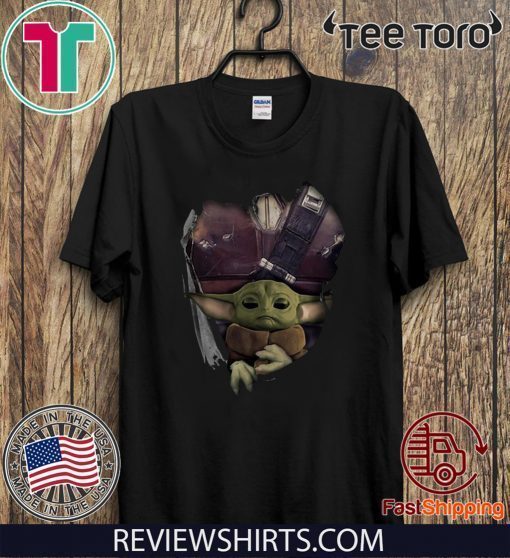 Pretty Baby Yoda The Mandalorian Shirt - Torn Paper Star Wars T-Shirt