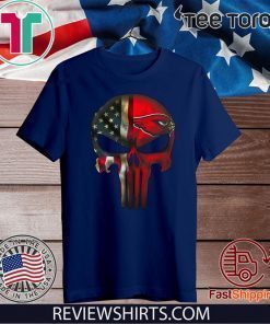 Punisher Skull Arizona Cardinals American Flag 2020 T-Shirt