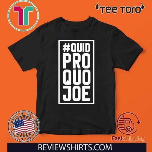 Offcial Quid Pro Quo Joe T-Shirt