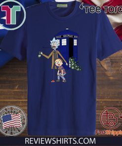 Rick And Morty Mixed Doctor Who T-Shirt