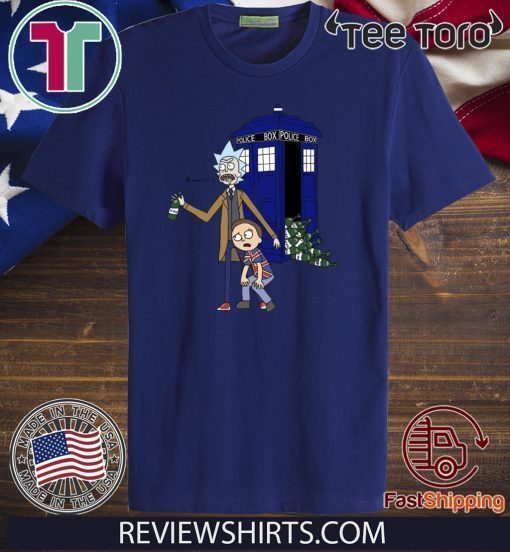 Rick And Morty Mixed Doctor Who T-Shirt