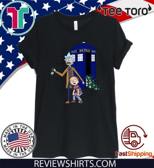 Rick And Morty Mixed Doctor Who T-Shirt