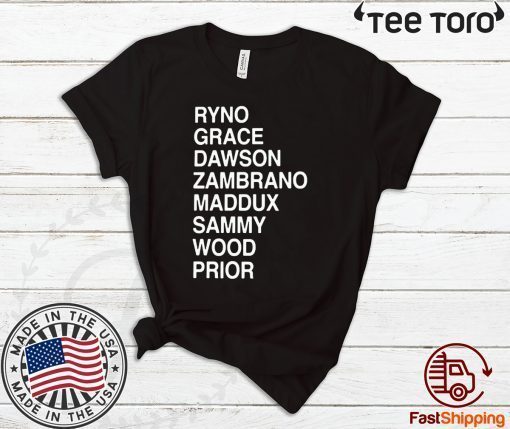 Ryno Grace Dawson Zambrano Maddux Sammy Wood Prior Tee Shirts