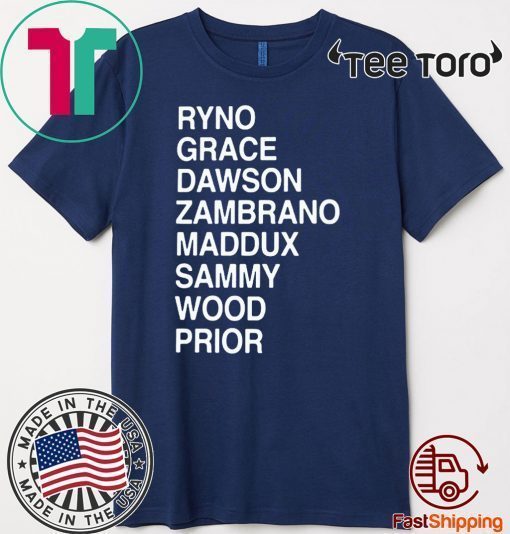 Ryno Grace Dawson Zambrano Maddux Sammy Wood Prior Tee Shirts