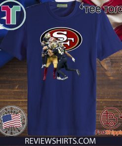 San Francisco 49ers And New Orleans Saints Sprint Football Tee Shirt