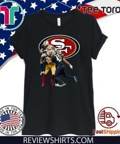 San Francisco 49ers And New Orleans Saints Sprint Football Tee Shirt