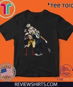 San Francisco 49ers vs New Orleans Saints Marcus Williams Offcial T-Shirt