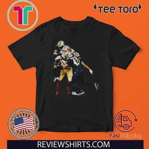 San Francisco 49ers vs New Orleans Saints Marcus Williams Offcial T-Shirt