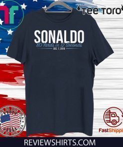 Sonaldo 80 Yards In 12 Seconds Tee Shirt