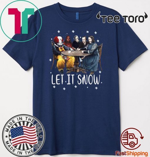 Stephen King Horror Friends Let It Snow For T-Shirt