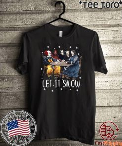 Stephen King Horror Friends Let It Snow For T-Shirt