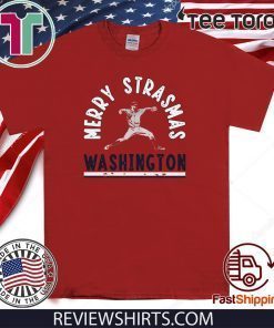Stephen Strasburg Shirt - Merry Strasmas 2020 T-Shirt