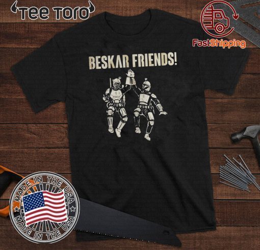 The Mandalorian Beskar Friends Offcial T-Shirt