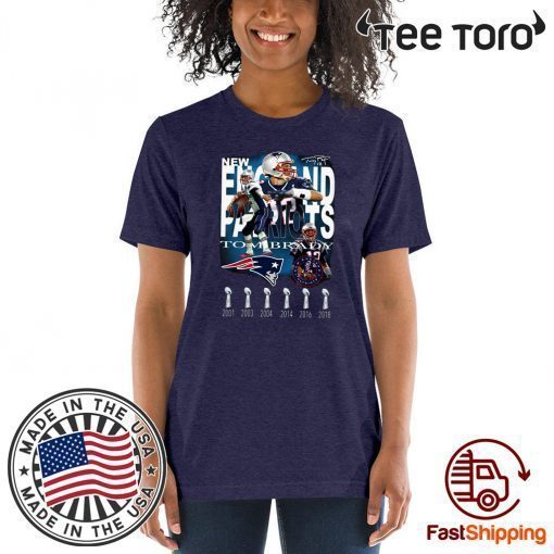 Tom Brady New England Patriots 6x Super Bowl Champion 2020 T-Shirt