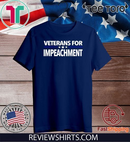 Veterans for Impeachment Donald Trump T-Shirt