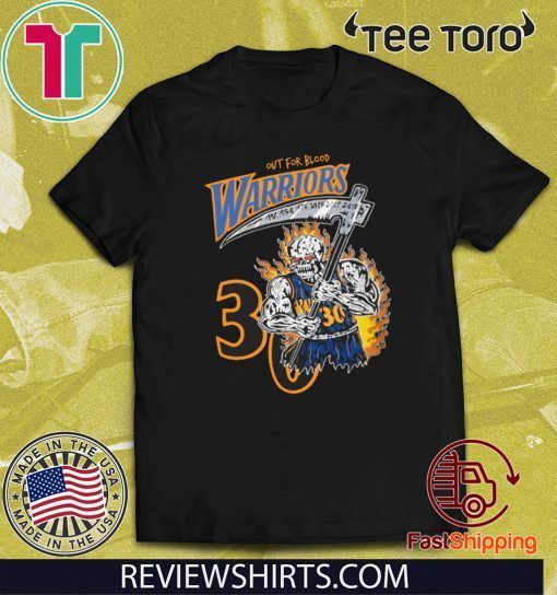 Out For Blood Warriors Shirt - Warren Lotas Warriors T-Shirt