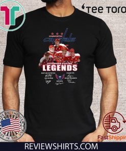 Washington Capitals Pittsburgh Steelers Legends Players Offcial T-Shirt