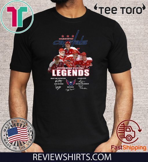 Washington Capitals Pittsburgh Steelers Legends Players Offcial T-Shirt