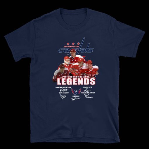 Washington Capitals Pittsburgh Steelers Legends Players Offcial T-Shirt