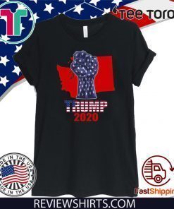 Washington For President Donald Trump 2020 Shirt - Election Flag US T-Shirt