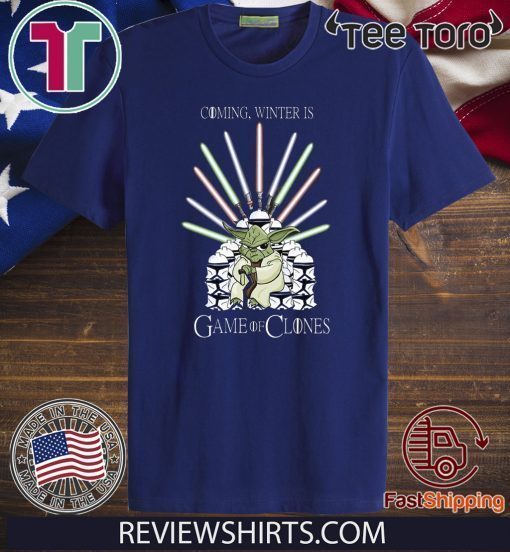 Yoda Coming Winter Is Game Of Clones Offcial T-Shirt