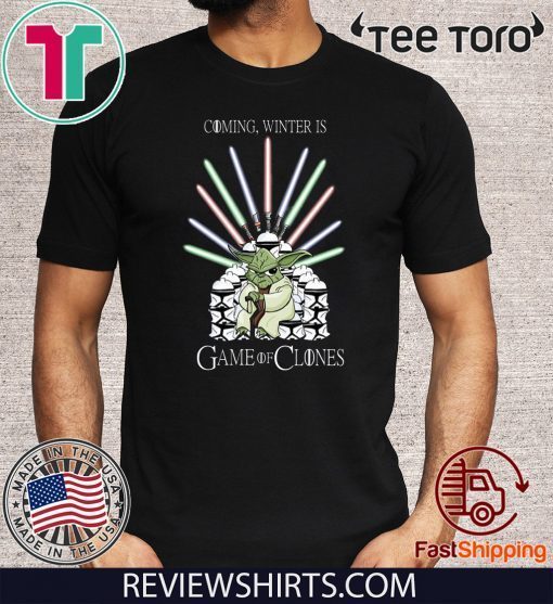 Yoda Coming Winter Is Game Of Clones Offcial T-Shirt