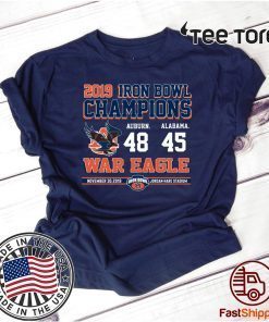 iron bowl champions 2019 auburn tigers For Edition T-Shirt