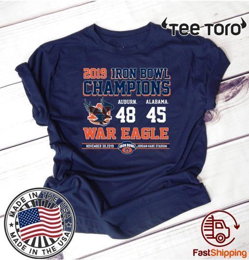 iron bowl champions 2019 auburn tigers For Edition T-Shirt