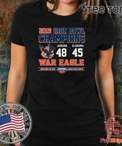 iron bowl champions 2019 auburn tigers For Edition T-Shirt