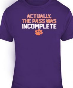 ACTUALLY THE PASS WAS INCOMPLETE UNISEX T-SHIRT