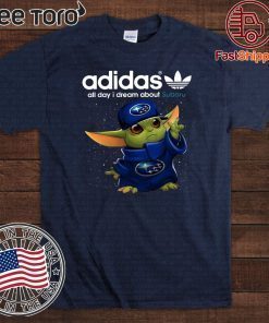 Adidas All Day I Dream About Subaru Baby Yoda 2020 T-Shirt