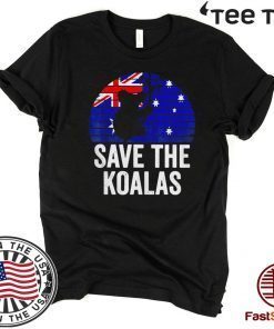 Australia save the Koalas sunset Official T-Shirt