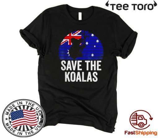 Australia save the Koalas sunset Official T-Shirt