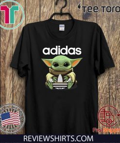 BABY YODA HUG ADIDAS UNISEX T-SHIRT