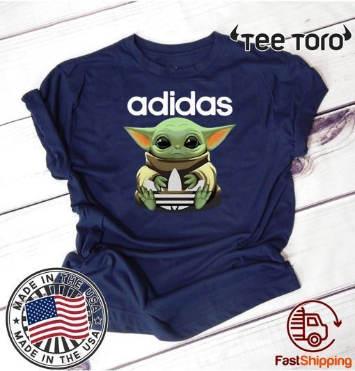 BABY YODA HUG ADIDAS UNISEX T-SHIRT